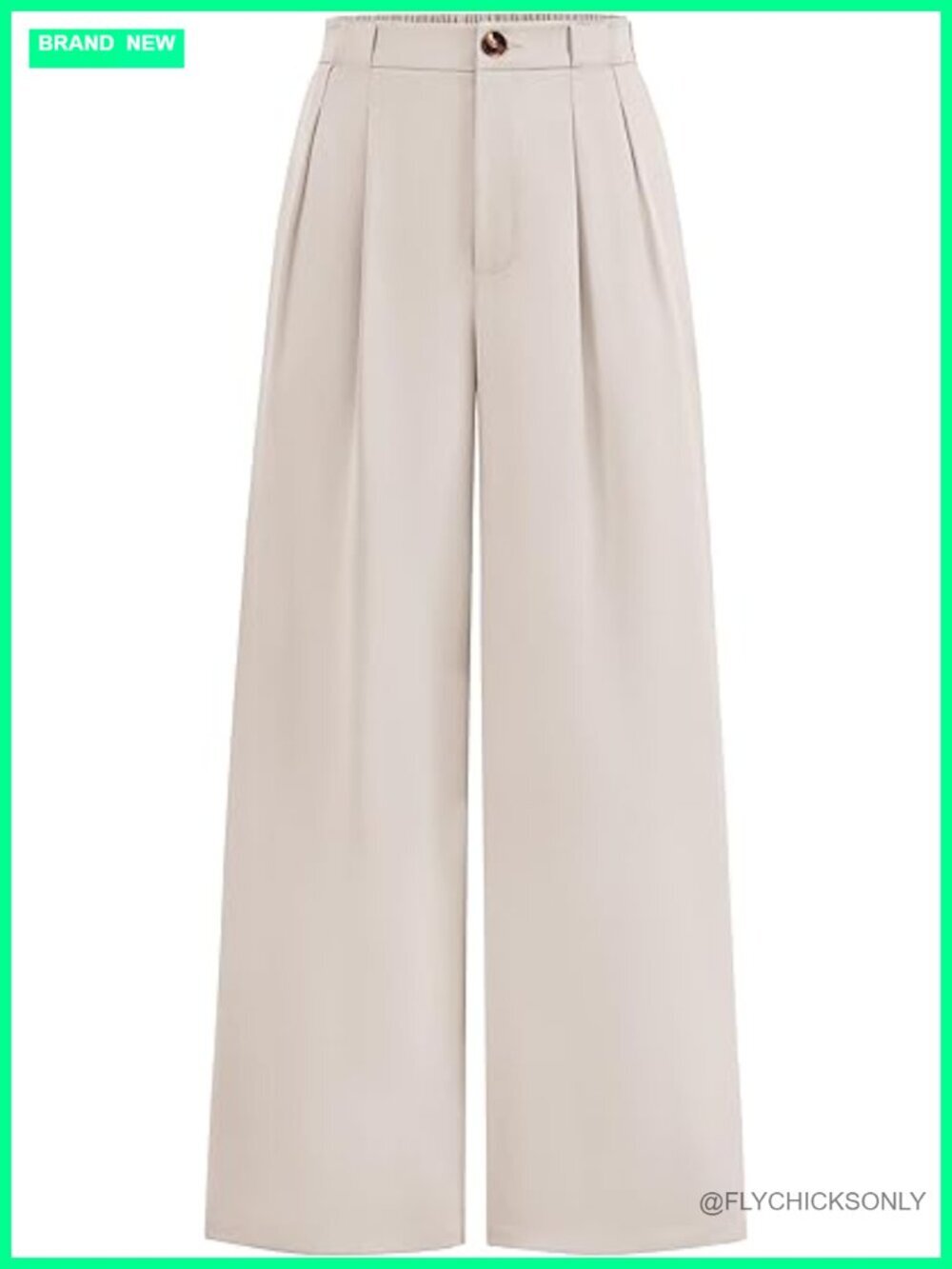 Wide Leg Dress Pants High Waisted Office Work Trousers Business Casual Slacks